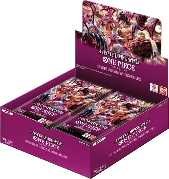 : One Piece JCC - Box of 24 Boosters OP11 : A Fist of Divine Speed (English) - Bandai 