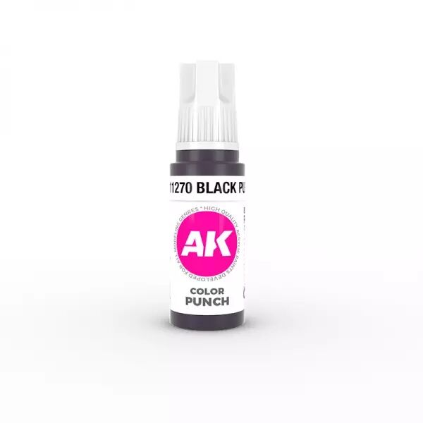 Ak Interactive - 3Rd Gen - Black Puprple Color Punch 17 Ml