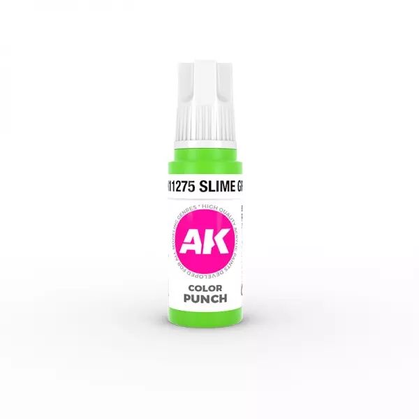 Ak Interactive - 3Rd Gen - Slime Green Color Punch 17 Ml