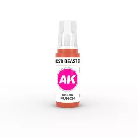 Ak Interactive - 3Rd Gen - Beast Brown Color Punch 17 Ml