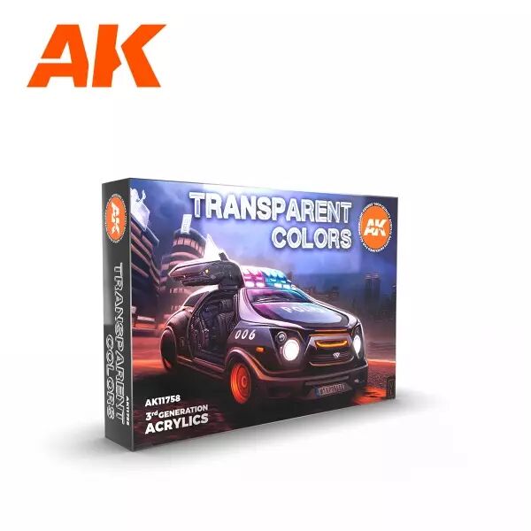Ak Interactive - 3Rd Gen Set - Transparent Colors Set 3G