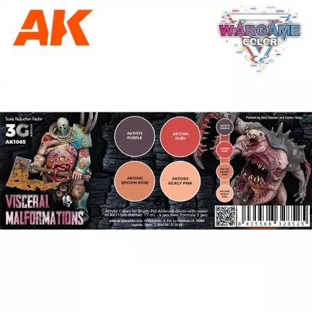 Ak Interactive - Wargame Set Visceral Malformations