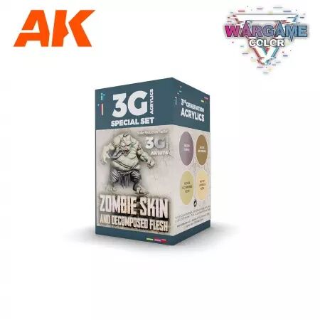 Ak Interactive - Wargame Color Set Zombie Skin