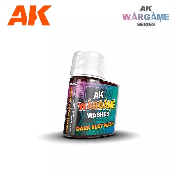 Ak Interactive - Wargame Series - Dark Rust Wash 35Ml