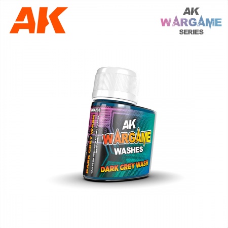 Ak Interactive - Wargame Series - Dark Grey Wash 35Ml