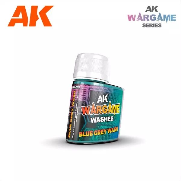 Ak Interactive - Wargame Series - Blue Grey Wash 35Ml