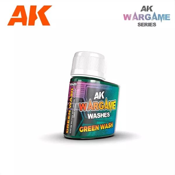 Ak Interactive - Wargame Series - Green Wash 35Ml