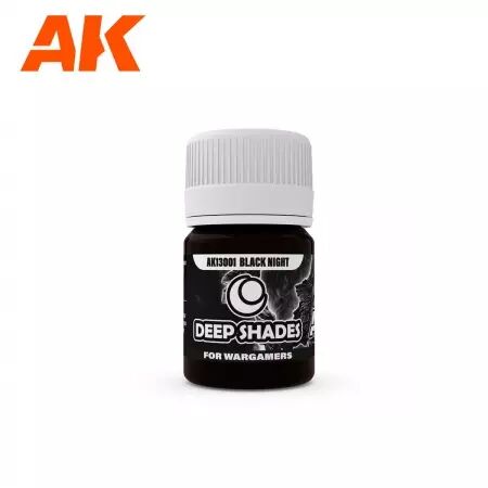 Ak Interactive - Wargame Series - Black Night - Deep Shade 30Ml