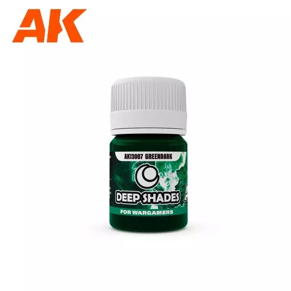 Ak Interactive - Wargame Series - Greendark - Deep Shade 30Ml