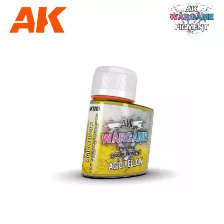 Ak Interactive - Wargame Series - Enamel Liquid Pigments - Acid Yellow