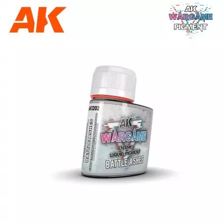 Ak Interactive - Wargame Series - Enamel Liquid Pigments - Battle Ashes