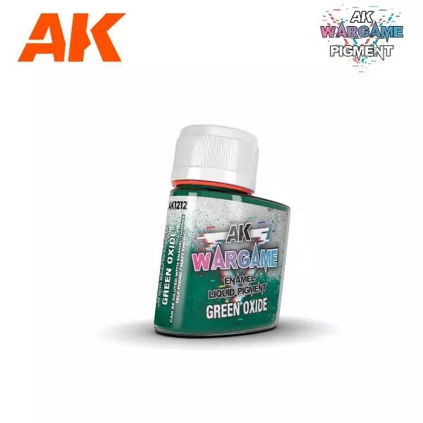Ak Interactive - Wargame Series - Enamel Liquid Pigments - Green Oxide