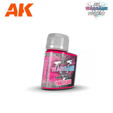 Ak Interactive - Wargame Series - Enamel Liquid Pigments - Pink Fluor