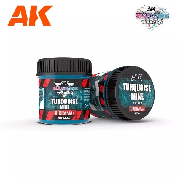 Ak Interactive - Wargame Series - Terrains - Turquoise Mine 100 Ml.