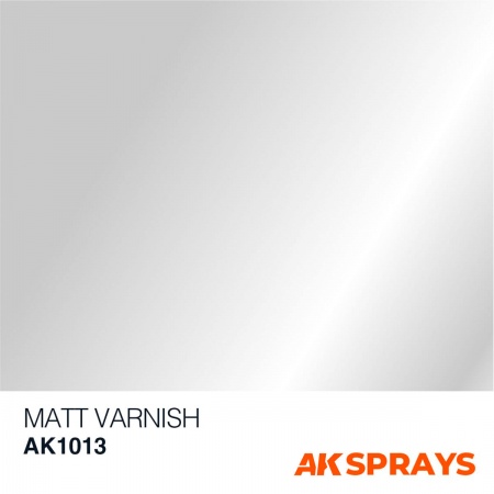 Ak Interactive - Matt Varnish - Spray 400Ml (Includes 2 Nozzles)