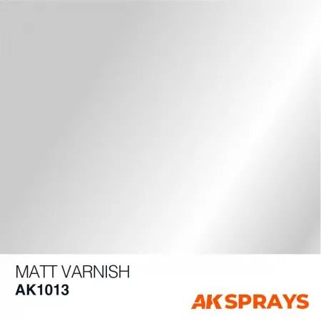 Ak Interactive - Matt Varnish - Spray 400Ml (Includes 2 Nozzles)