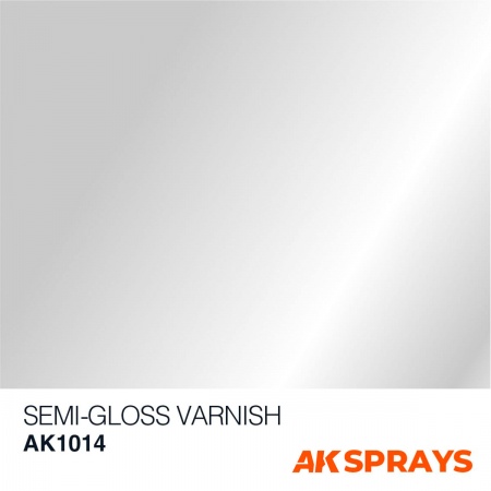 Ak Interactive - Semi-Gloss Varnish - Spray 400Ml (Includes 2 Nozzles)