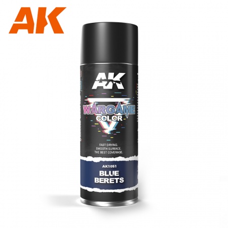 Ak Interactive - Wargame Colors - Blue Berets Spray 400Ml