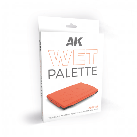 Ak Interactive - Outils - Wet Palette (Includes 40 Papers Sheets + 2 Wipes)