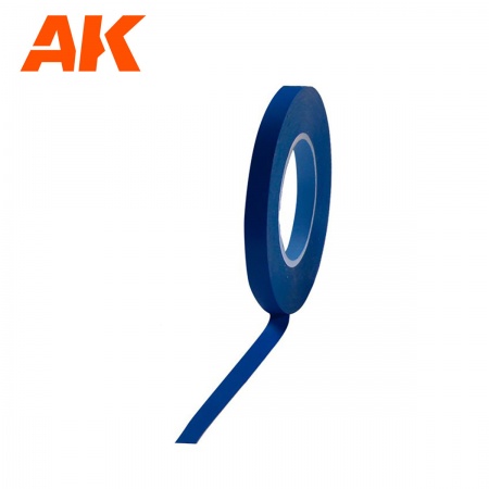 Ak Interactive - Outils - Blue Masking Tape For Curves 6Mm