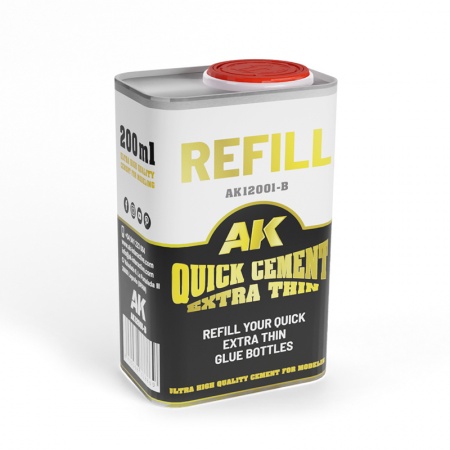 Ak Interactive - Auxiliaires - Refillquick Cement Extra Thin