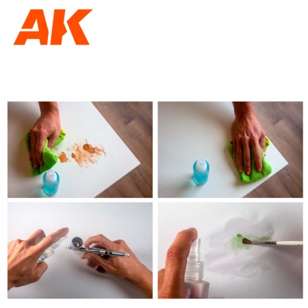 Ak Interactive - Auxiliaires - Atomizer Cleaner For Acrylic