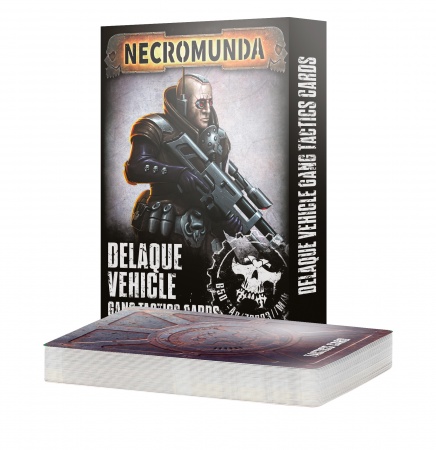 Necromunda: Delaque Vehicle Gang Tactics Cards (Anglais)