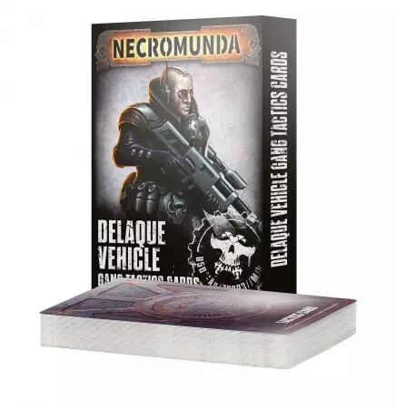 Necromunda: Delaque Vehicle Gang Tactics Cards (Anglais)