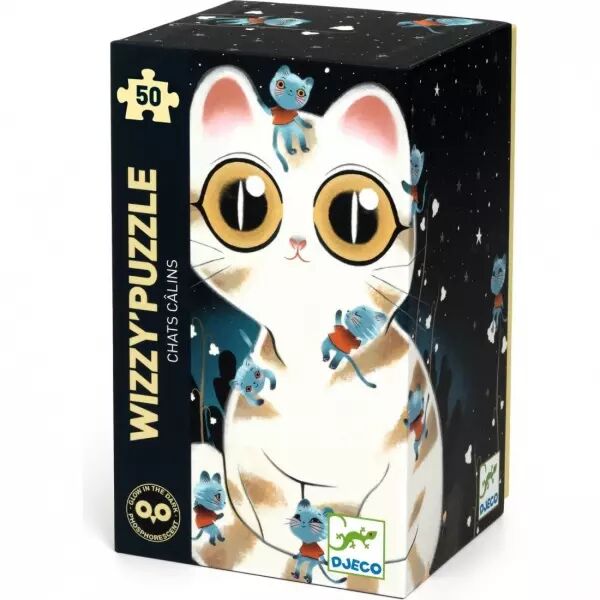 WIZZY PUZZLE - Chats c�lins - 50 pi�ces - Djeco