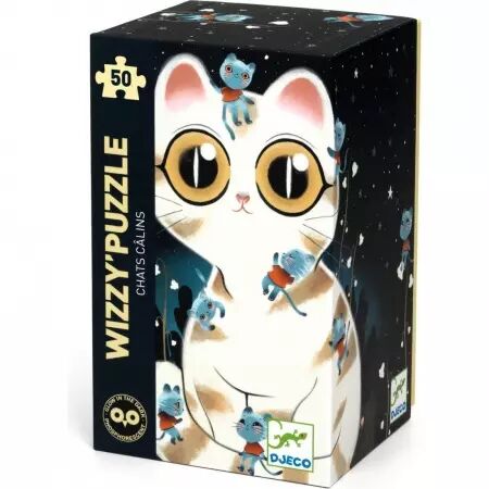 WIZZY PUZZLE - Chats câlins - 50 pièces - Djeco