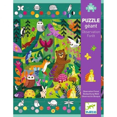 PUZZLE GEANT - Observation Forêt - Djeco