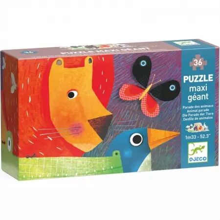 PUZZLE GEANT - La parade des animaux - 36 pièces - Djeco
