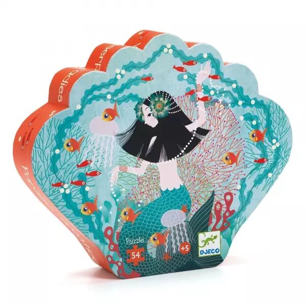 PUZZLE SILHOUETTE - Paradis aquatique - 54 pi�ces - Djeco