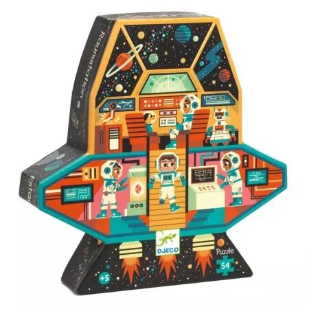 PUZZLE SILHOUETTE - Station spatiale - 54 pièces - Djeco