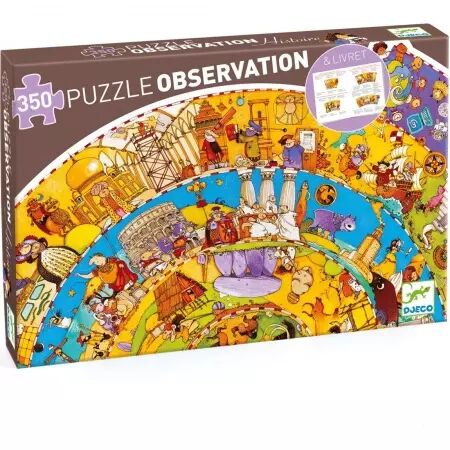 PUZZLE OBSERVATION - Histoire + livret - 350 pièces - Djeco