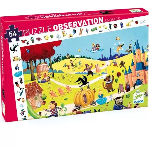 PUZZLE OBSERVATION - Les contes - 54 pi�ces - Djeco