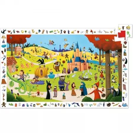 PUZZLE OBSERVATION - Les contes - 54 pièces - Djeco