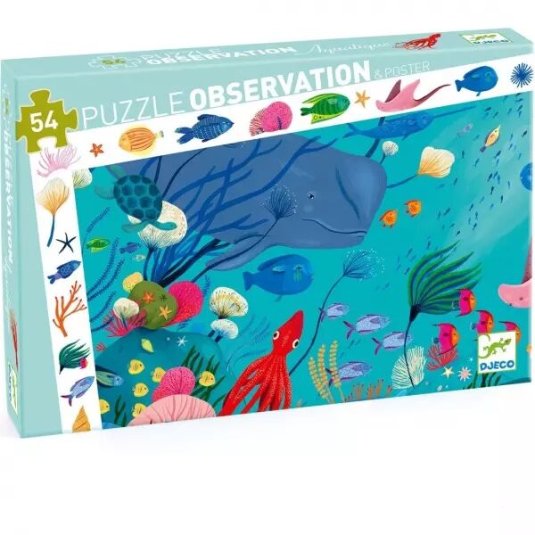 PUZZLE OBSERVATION - Aquatique - 54 pi�ces - Djeco