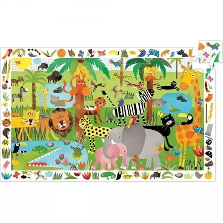 PUZZLE OBSERVATION - La jungle - 35 pieces- Djeco