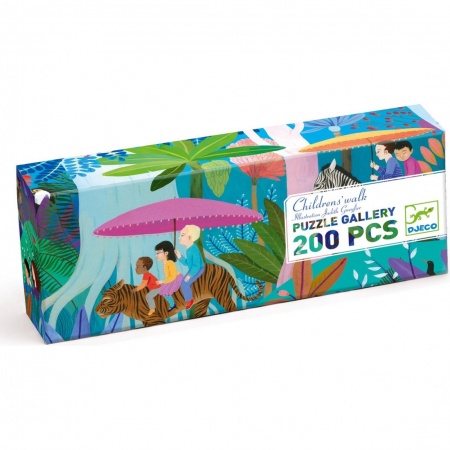 PUZZLE GALLERY - Children's walk - 200 pieces - Djeco
