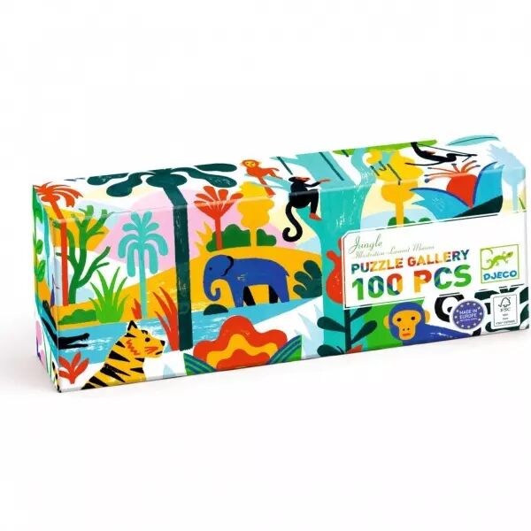 PUZZLE GALLERY - Jungle - 100 pieces - Djeco