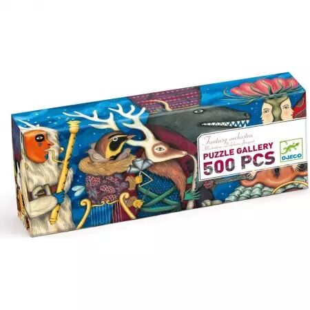 PUZZLE GALLERY - Fantasy orchestra - 500 pieces - Djeco