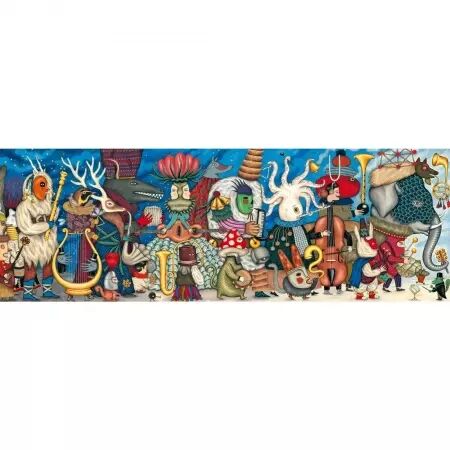 PUZZLE GALLERY - Fantasy orchestra - 500 pieces - Djeco
