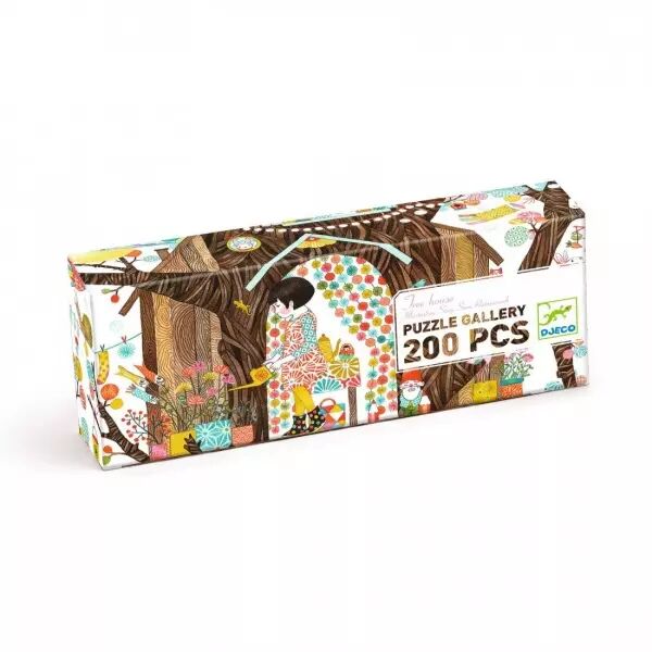 PUZZLE GALLERY - Tree house - 200 pieces - Djeco