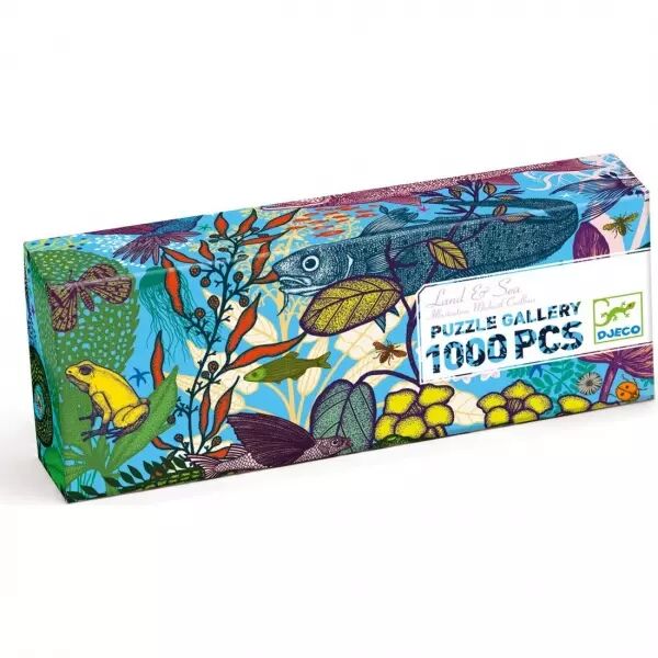 PUZZLE GALLERY - Land and sea - 1000 pieces - Djeco