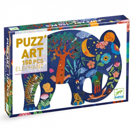PUZZ'ART - Elephant - 150 pieces - Djeco