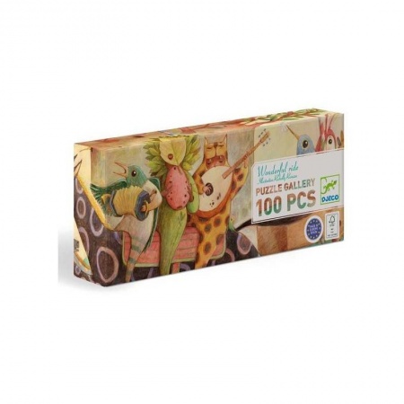 PUZZLE GALLERY - Wonderful ride - 100 pieces - Djeco