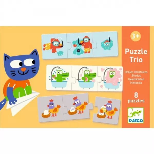 PUZZLE TRIO - Dr�les d'histoires - Djeco