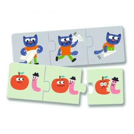 PUZZLE TRIO - Drôles d'histoires - Djeco