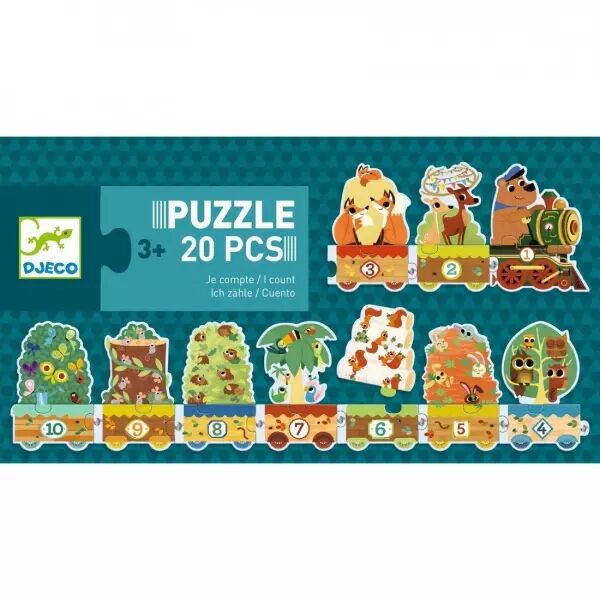 PUZZLE TRIO - Puzzle frise Je compte - Djeco